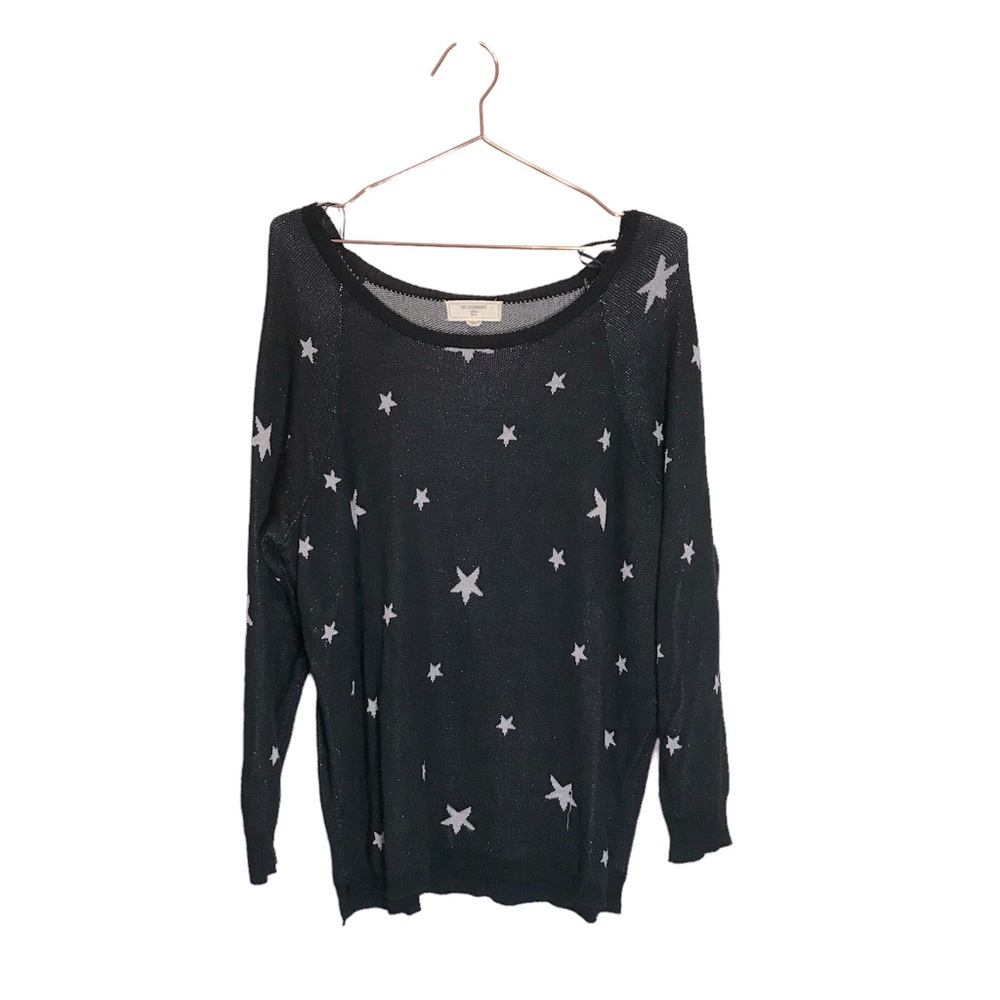 No Comment black star sparkly Sweater Size 3X